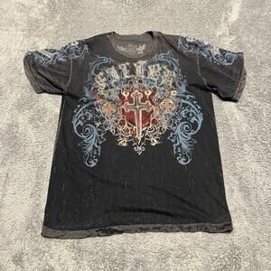 Filter Limited Edition T-shirt Mens Large Y2k Graphic Print Crosses USA Made